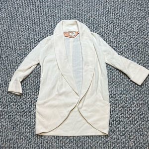 Wilfred Unstructured Blazer Jacket Cream Womens Size Zero